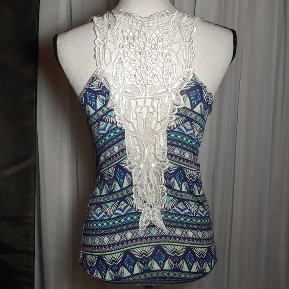 Embroidered Aztec Top - Picture 3 of 5